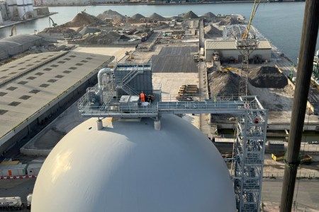 The Dome Delivering At Tilbury