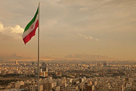 Iranian president opens new cement plant