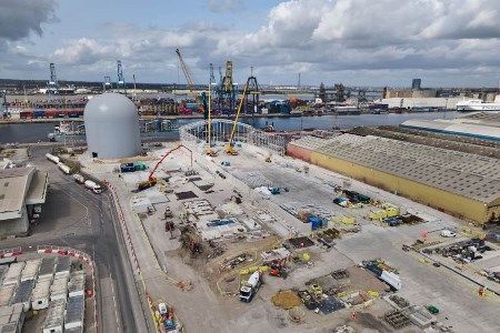 Holcim UK complete civil engineering works at Tilbury Cement Terminal