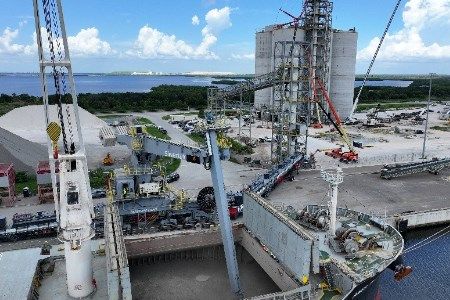 SESCO welcomes first bulk cement ships to Port Tampa Bay terminal
